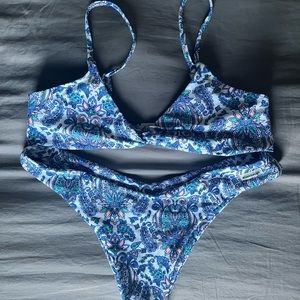 Blackbough swimsuit in paisley haze